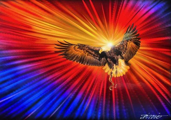 Unique "Eagle" 24x36 by Chris Derubeis