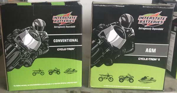 We offer a complete line of wet cell and AGM motorcycle and four wheeler batteries