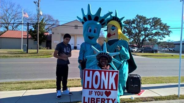 Honk if you Love Liberty!