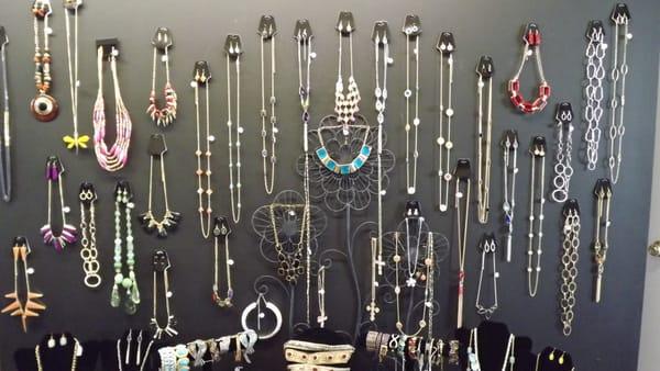 Statement necklaces if you are looking for something a little different from the major stores.