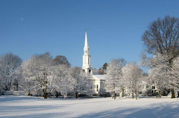 First Parish in Lexington, viewed from Lexington Green