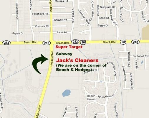 Jack's Cleaners at Beach & Hodges