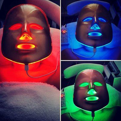 Therapy light stimulates collagen and reduces large pores