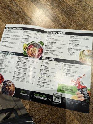 Massive menu of healthy options. Includes meat for you carnivores too