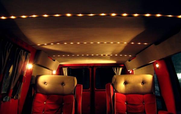 Example of a custom van interior, our specialty.