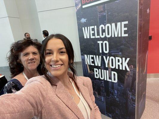 Amy and Nicole at this years New York Build Expo