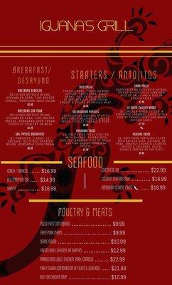 Iguana's Grill Menu