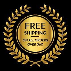 Free Shipping on all orders over $60.