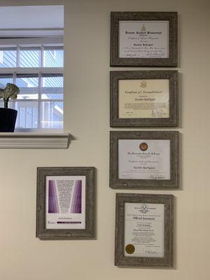 Some of the awards won by our talented lawyer