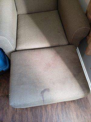 Nasty stained furniture