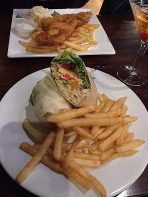 Fiesta chicken wrap