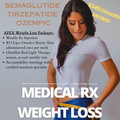 only $349/month for Medical Weigh Loss!