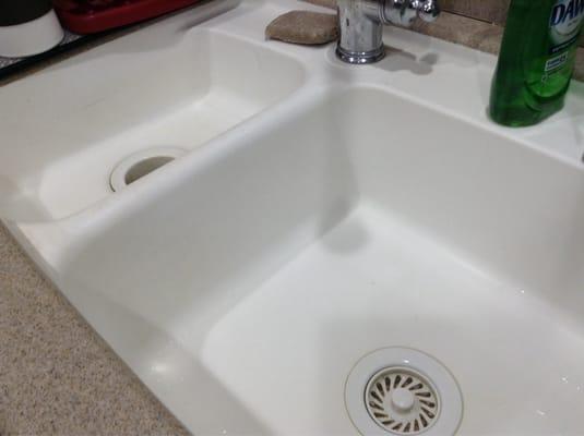 Sink made of Corian