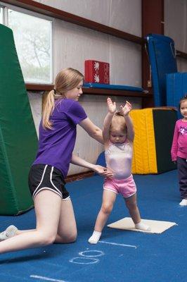 Miss Emily loves her preschoolers!