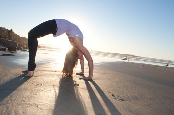 Heart Opening Wheel Pose