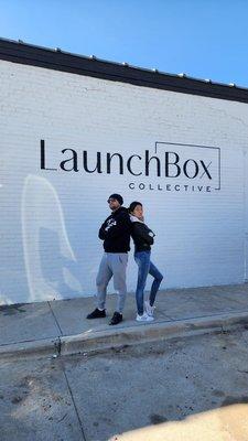 New signs up on the exterior at LaunchBox Collective! Can't wait until this space opens!