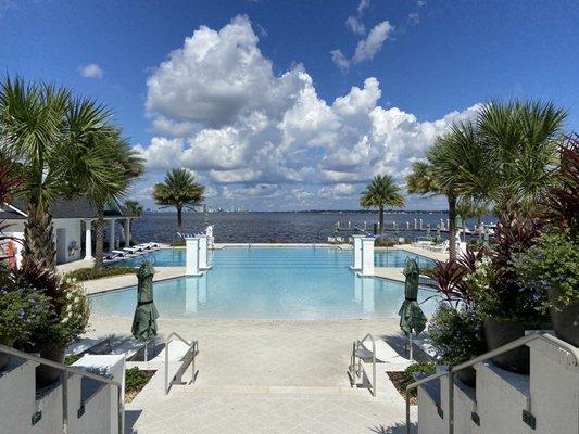 Pool at club house.