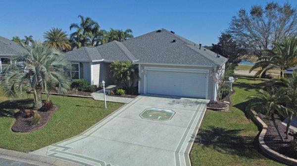 A full shingle re-roof.