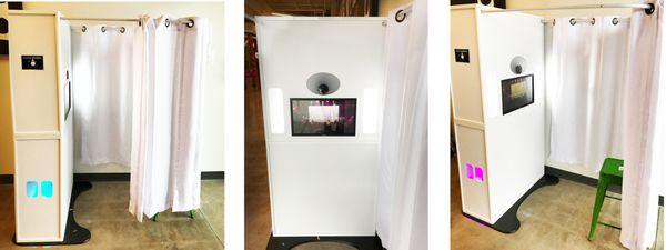 The pristine Classic Enclosed Booth frames up to 10 users in a white glow that's guaranteed to produce a stunning photo!