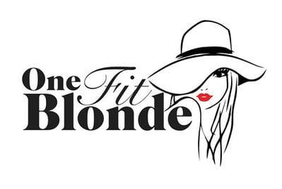 One Fit Blonde Logo Design and website design and management onefitblonde.com