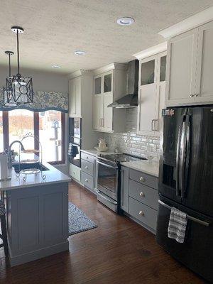 Amazing transformation in this remodeled kitchen!