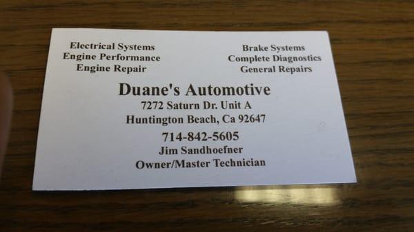 Duane's Automotive