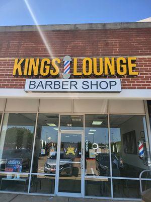 Front of the barbershop