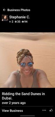 Hair braided by Stylist from Bah Hair Braid Pelma/Alabaster Alabama. This photo taken in the desert Dubai.