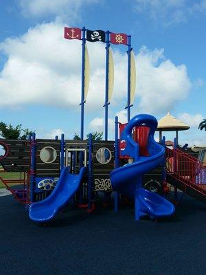 Pirate ship play area. Suggested ages 5 to 12 years.