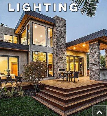 Elite Custom Audio Video can help you with custom lighting for the inside and outside of your home!