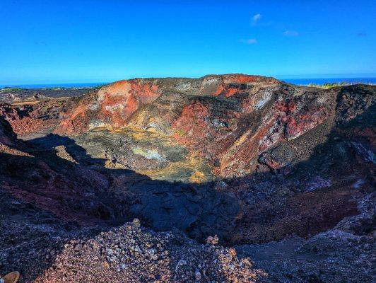 The actual Fissure 8 crater.