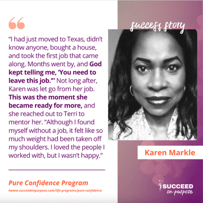 Testimonial from Karen Markle - Pure Confidence Program