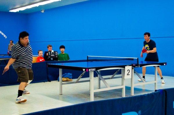 Final match for Table Tennis For A Cause