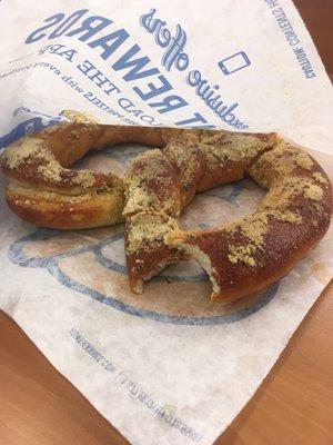 Garlic & Parmesan Pretzel!