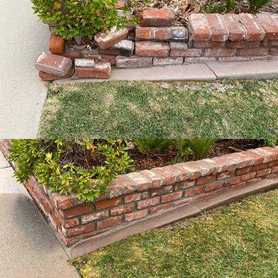 Brick planter repair