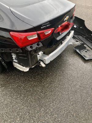 My bumper that was damaged