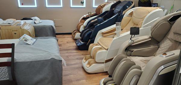 Everycare massage chair showroom in Fort Lee, NJ