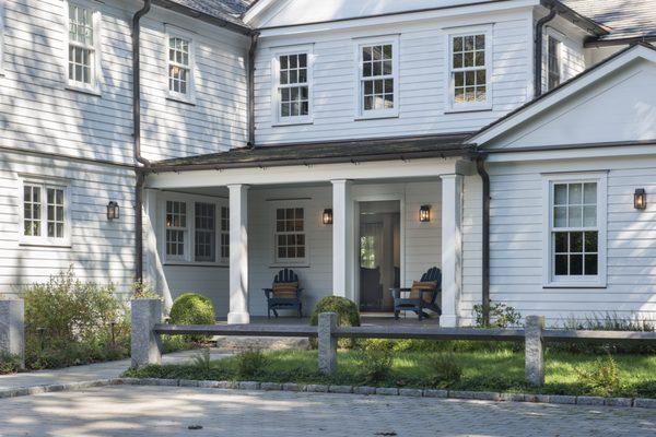 Entry Porch and Foyer, Connecticut Farmhouse.