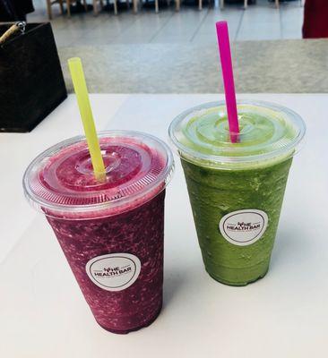 Drop the Beet and Green Giant Veggie Fusion Smoothies.