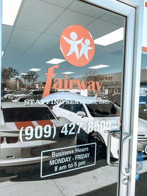 Fairway staffing Fontana