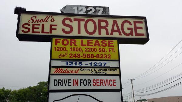 Sign off Rochester rd.