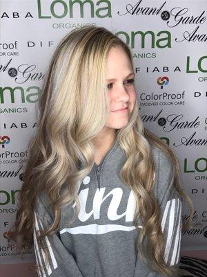 Flawless blonde on young client by Jenna