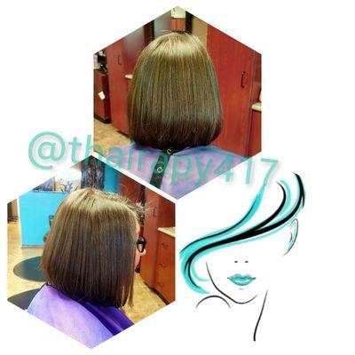 Soft angled Bob with minimal layers.