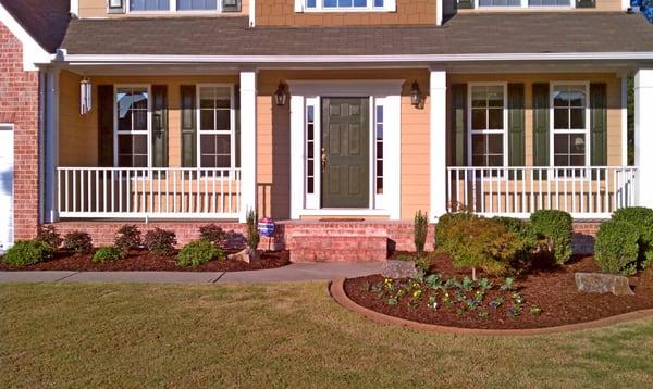 Custom front yard makeovers to enhance curb appeal and reduce maintenance.