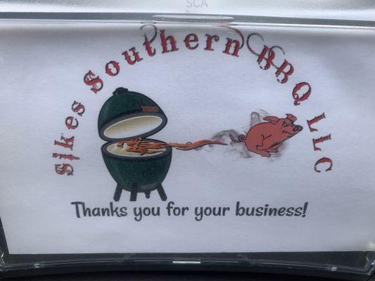 Sikes Southern BBQ LLC Food Truck, Motto "Eggceptionally Good", Tampa