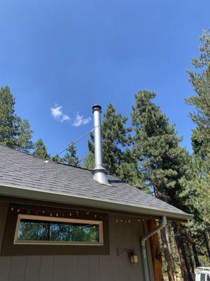 New chimney Install on Composite Roof