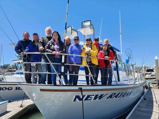 Our group of 10 happy fisher persons.