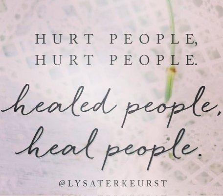 Healed people heal people