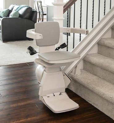 Bruno Elan SRE3050 indoor straight rail stairchair lift serving Riverside County Big Bear San Bernardino Victorville and Inland Empire