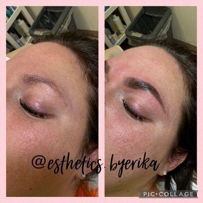 Eyebrow trio - lamination, tint, and wax.